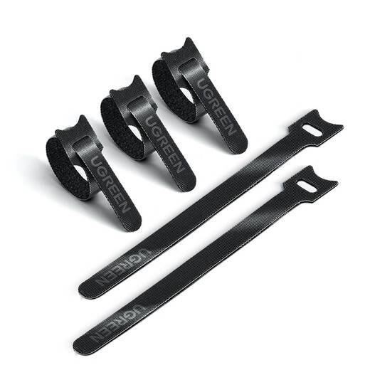 Velcro Cable Tie Tie Data Cable Storage Management Câble avec câble de gestion du câble fixe Câble Câble d'alimentation Câble Tie Bundling Câble Câble 3 Pack