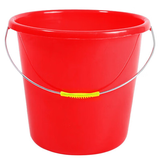 Laixuan red multifunctional bucket property cleaning bucket 22L without lid - 5 pieces T-6148