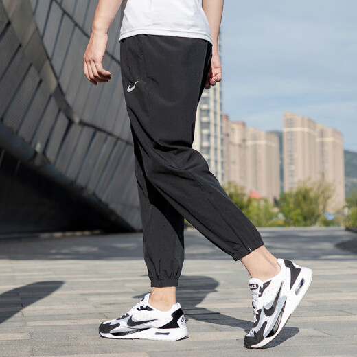 Nike (Nike) Sports Sports New Sports y Casual Fashion Vest Feat Feal Pantalones tejidos Conjunto de dos piezas FB7374-010+FB7498-010 M