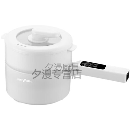Steel Shield German Baby Food Pot Baby Frying All-In-One Plug-In Small Cooking Pot Multi-Function Steaming Ceramic Milk Pot [Strictly Selected Material] White Smart Appointment Insulation Version