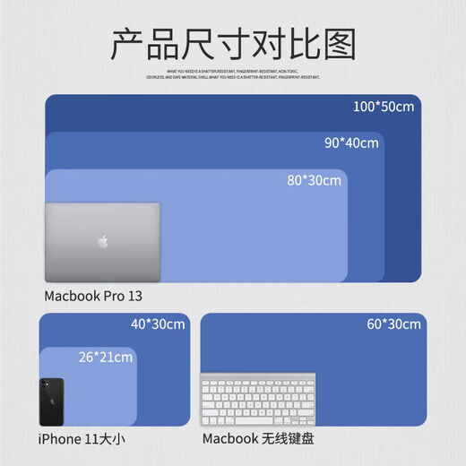 2023新款拯救者鼠标垫超大号y9000P电竞键盘垫男游戏办公桌垫锁边 红色火焰虎【V-878】 80厘米*30厘米*5mm厚度