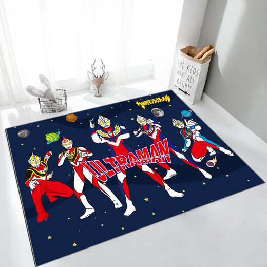 Chuangjingyi wählt Ultraman Side Teppich Schlafzimmer Cartoon Kinderanimation Wohnzimmer Baby Krabbelmatte Waschbar Ultraman 11 (vertikale Version) Breite 1,2 Meter x Länge 1,8 Meter