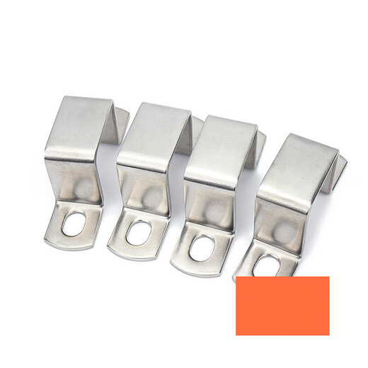 Deer color 304 stainless steel square card square card square tube buckle horse riding clamp ohm right angle bracket clamp U-shaped tube card card 40*20 square tube