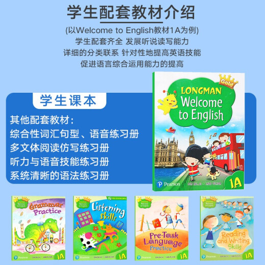 Hong Kong Longman New Thinking Primary School English Textbook Newwelcometoenglish4B Children's English Textbook + Exercise Book Set, a total of 2 volumes 6-12 years old