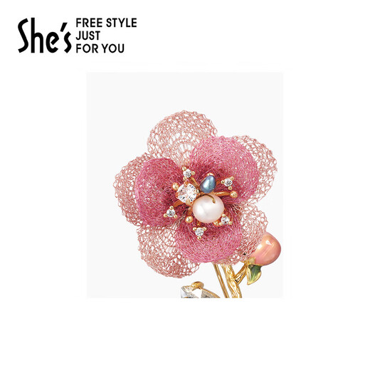 She s Akiko camellia brooch women's shirt corsage exquisite pin birthday gift for girlfriend