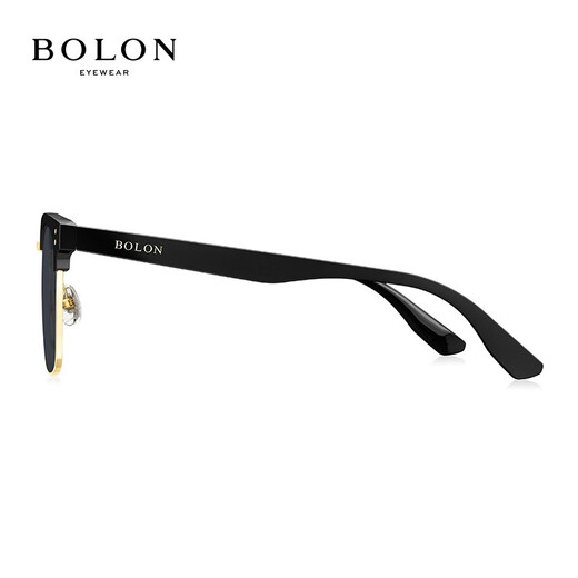 BOLON Tyrannosaurus glasses polarized sunglasses retro eyebrow frame fashion sunglasses trendy driving mirror men's sunshade BL6105 C17-blue gray
