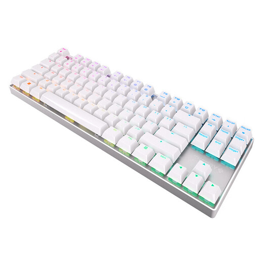 Cherry Cherry MX8.2TKL Wireless Mechanical Keyboard Bluetooth à trois modes de bureau en alliage E-Sports 87 Clé à trois modes Blanc Blue Axe