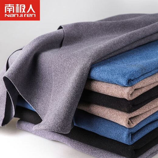 Antarctica [3-pack] Men's Thermal Vest Men's Velvet Seamless Double-sided Brushing Broad Shoulder Underwear Top Thermal Insulation Large Elastic Slim Bottoming Shirt Spring Autumn Winter Large Size Vest Black + Dark Gray + Light Gray Super Elastic One Size Recommendation 180Jin[, Jin is equal to 0.5 kilograms] within
