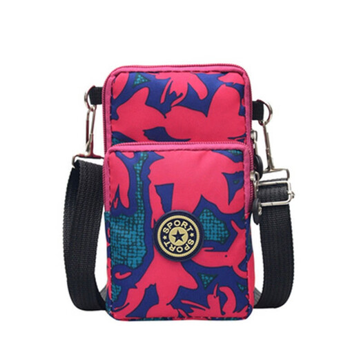 Changyin 2022 new small bag large screen mobile phone bag shoulder crossbody bag women's bag coin purse cloth bag small backpack arm bag wrist bag with earphone hole purple with earphone hole