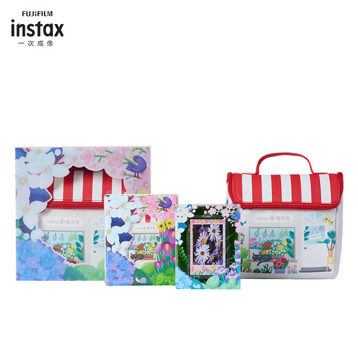 Fuji Instax Polaroid single-time imaging camera mini12 (mini11 upgraded model) Asakura pink photo paper battery set
