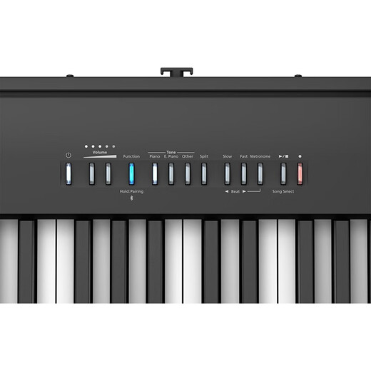Roland Electric Piano FP-30x Home Anfänger Professionelle Untersuchungsleistung tragbarer 88-Key-Hammer-Tastatur Smart Electronic Piano FP30X Black + Stable U Rack + Single Pedal