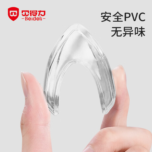 BEIDELI broken bridge aluminum window corner anti-collision corner protector corner transparent anti-collision safety corner window anti-collision corner soft 10 pieces