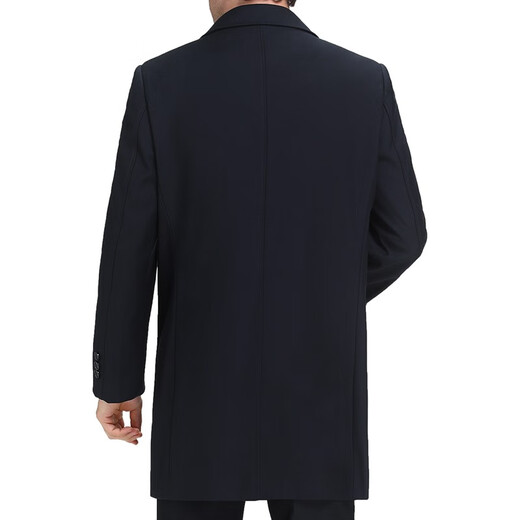 Pierre Cardin mid-length windbreaker for men, autumn and winter new large size men's business casual windbreaker jacket brand men's dad (812 styles) dark gray XL 180 size - suitable for weight 145-160Jin Jin is equal to 0.5 kg