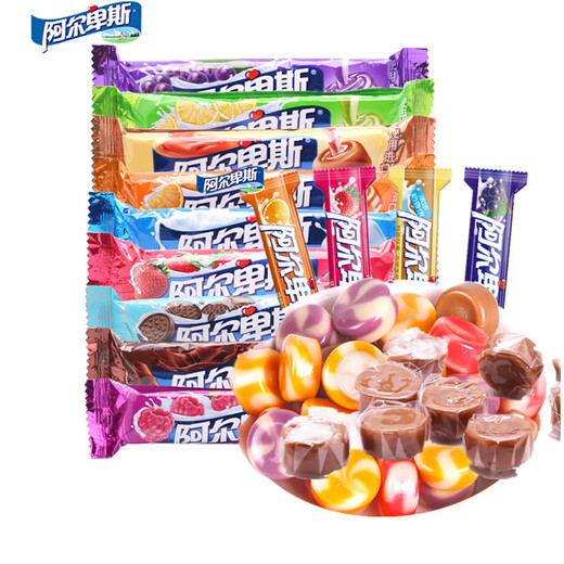 
Alpine milk hard candy 31g strips, extra thick milk candy, fondant fruit candy, inflatable candy wedding candy, strips [Osmanthus yogurt flavor] 693g