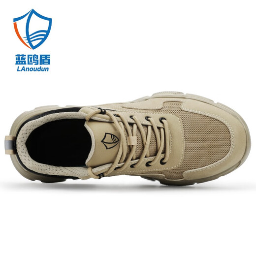Blue Owl Shield Labour Protection Shoes Herren Stahlbox Anti-Smash Anti-Punch-Funktion Ultraleiche bequeme weiche und elastische Baustelle Sicherheitsschuhe Vier Seasons Ultraleichte Eva Sole 41