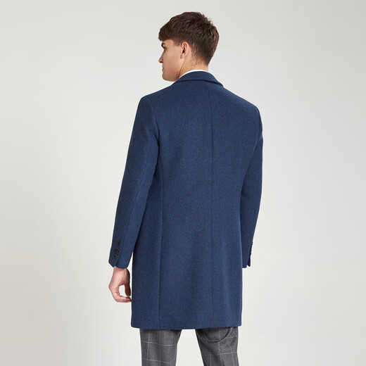 Boni/Boni Herren-Wollmantel mittleren und junger Wollmantelgeschäftsgeschäftsbekleidung im mittleren und jungen Wollmantel.