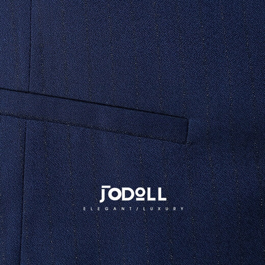 Jodoll Jodon Anzug Weste Männer koreanischer Stil hübsches schlankes Fit Männer Wolle Anzug Weste Marine Blue L (50A)