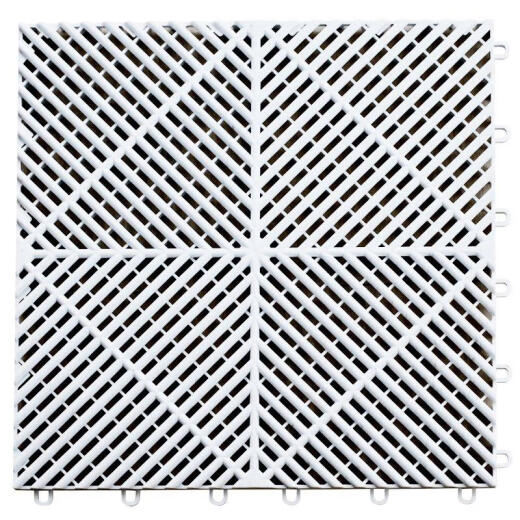 10mm thick anti-theft mesh pad balcony flower stand guardrail for flower placement and anti-fall home window sill splicing plastic grid h10 white