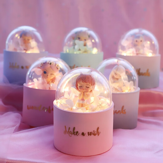 暖橙耀耀愿望小夜灯盲盒桌面小摆件女生生日礼物送女孩闺蜜女友情人节礼物 愿望小夜灯（整盒）