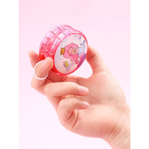 Chen Zhiche leuchtet Jo-Jo-Glitzer-Spielzeug Live Sleep Metal Kinder glühen Jo-Yo Kindertag Geschenk Geschenk Mermaid lila leuchtend Stil Live Sleep Long Seil