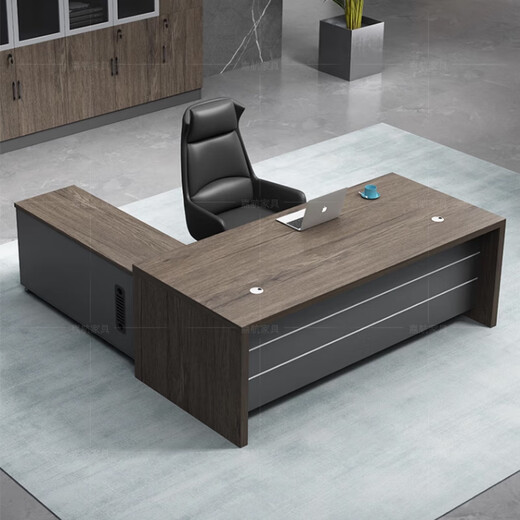 Jiahang Boss Desk Simple Modern President Desk Office Executive Desk Manager Supervisor Desk Single Desk LBZ-A42
