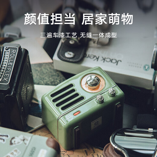 Elvis Presley Radio Elvis Presley Audio Little Prince OTR Wireless Portable Bluetooth Speaker Home Outdoor Cute Retro Small Speaker Retro Green New Year Christmas Birthday Gift