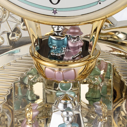 RHYTHM clock living room modern table clock creative silent desk clock bedroom bedside clock decorative watch 31cm 4SG725WR18