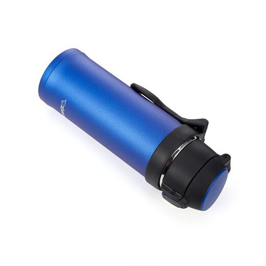 Xiangyin thermos cup, outdoor sports cup, stainless steel vacuum insulation cup, portable water cup, SM-QAF AK diamond blue 480ml