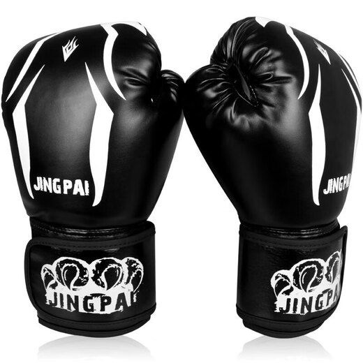 Kandidat Erwachsene Boxhandschuhe Sanda Kämpfe Sandsackhandschuhe Muay Thai Training Boxhandschuhe Schwarz