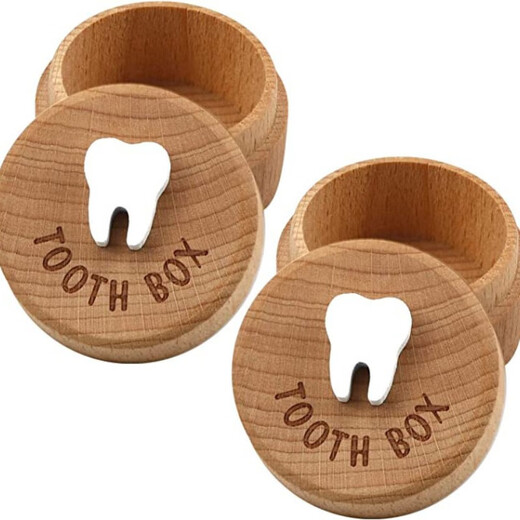 
Tong Nian, baby teeth box, teeth girl, commemorative children's teeth replacement storage box, baby save collection, boys wear teeth box, style one