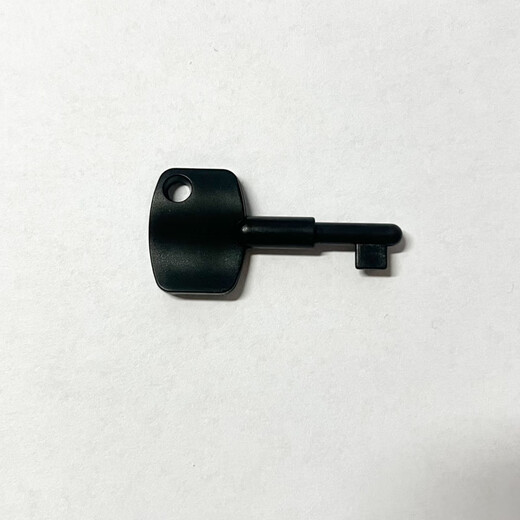 Customized for emergency button switch key hand alarm key one-click call alarm reset key residual guard 86 open black plastic key