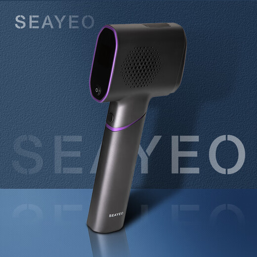Seayeo Sapphire Ice-Mensing Hairship Инструмент для удаления волос для мужчин и женщин подмышкам, лицом и губам.