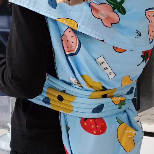 YIUDS spring and summer cotton strap Sichuan vintage cotton turban back style baby traditional strap thin baby back bag washing cloth small pumpkin pattern