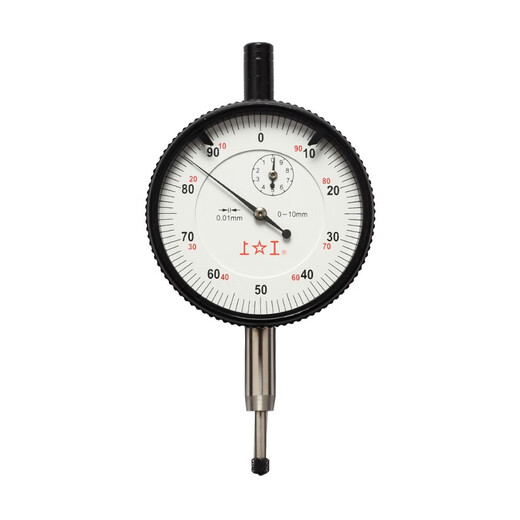 Shanggong mechanical dial indicator 0-5mm, surface diameter 42mm, grade 0 black, graduation value 0.01, 6 diamonds, indicator pointer table BGZ-05