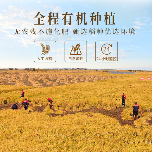 Yudaofu 25-year-old new rice Wuchang rice organic Northeast rice 5kg 10Jin Jin is equal to 0.5kg organic food