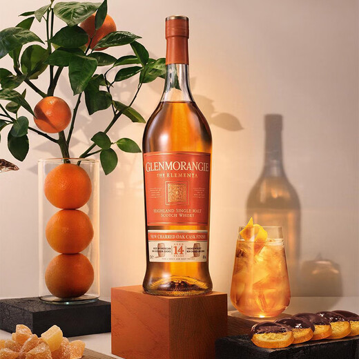 Glenmorangie Scottish Single Malt Whiskey Wine Classic Highland Production Area UK grenzüberschreitende Direkt importierte Originalflasche Glenmorangie 14 Jahre 1000ml