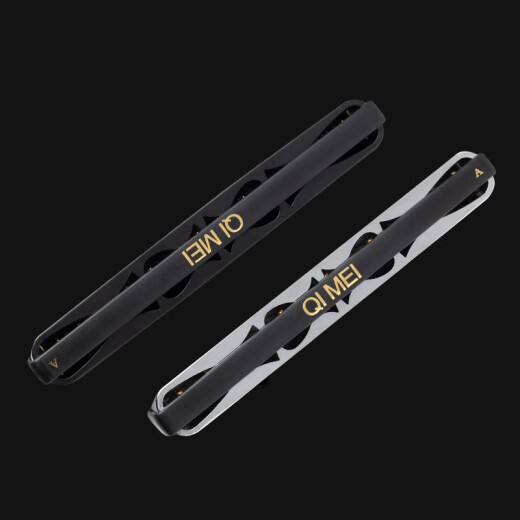 Qimei Mundharmonica 24-Loch-Professionaler professioneller Black Bull Mundharmonica importiert Gong Mundharmonica [Matte Black] 24-Loch-Polyphonica [D Tune]
