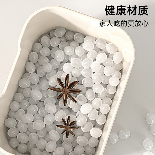 Cabinet star spice storage box household seasoning aniseed seasoning jar cinnamon pepper aniseed chili seasoning jar kitchen seasoning box transparent model - upgraded large capacity 12 compartments - handle model