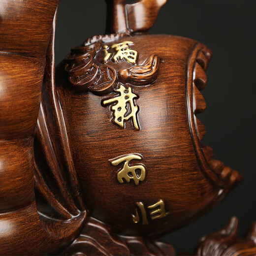Ji Shan Yuan Smooth Sailing Sailing Ornament Dragon Boat Home Living Room Office Company Housewarming Decoration Opening Craft Gift Extra Large Smooth Sailing (Wood Grain Color)