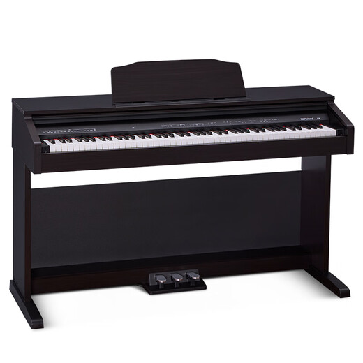 Roland electric piano RP30 smart 88-key heavy hammer professional beginner RP107 household vertical electronic piano RP30 rose wood color standard + full set of accessories