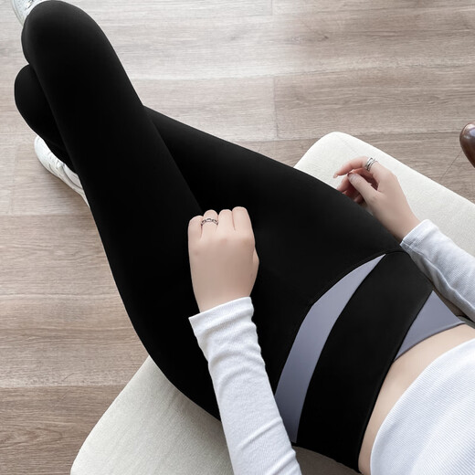 Langsha Shark Pants, outer wear, butt lift, yoga, high waist, abdominal control, exercise, slimming, plus size women's thin pants bottoming