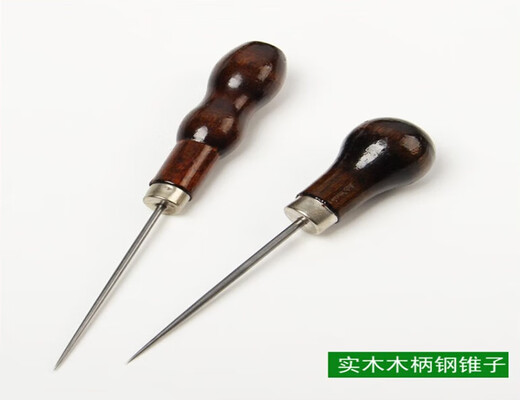 Murannuoer ultra-fine tea needle, solid wood Pu'er tea knife, ultra-fine tea needle, slender white tea tea opener, tea prying tool, tea cone, extra long awl, single gourd and double gourd, 1 each