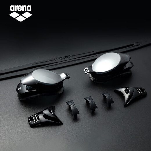Arena (arena) myopia left and right degrees of different degrees waterproof anti-fog high-definition swimming goggles for men and women unisex myopia swimming goggles pre-sale imported from Japan black two eyes with different degrees remark degree no remark random