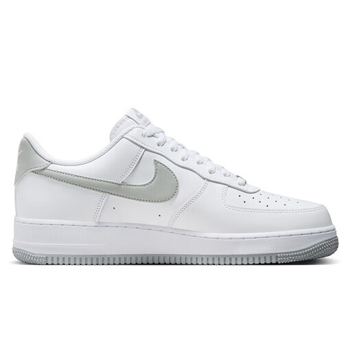 Nike NIKE cushioning sneakers men's Air Force 1 AIR FORCE 1 sneakers FJ4146-100 white gray 43