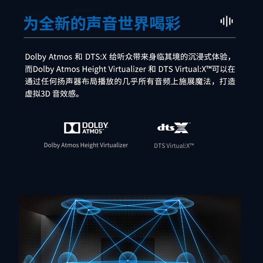 ONKYO安桥TX-NR7100功放9.2声道家庭影院音响音箱AV功放机进口8K杜比全景声DTS:X蓝牙wifi【国家补贴】