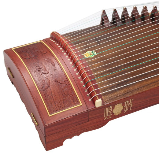 Dunhuang Brand Dunhuang Guzheng Dunhuang Brand 694KK Series Performance Examination Piano Grading Guzheng Shanghai National Musical Instrument Factory 1 694FF Lotus Pond Fish Play (full set of accessories)