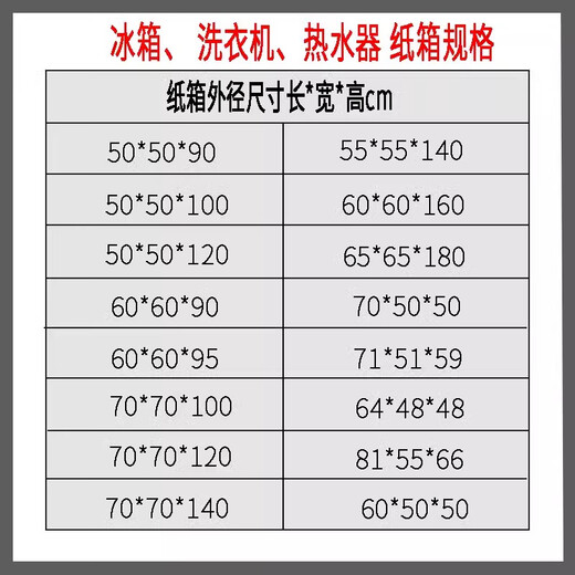 Qianheng tea bar machine outer packaging water dispenser special express carton cube transportation after-sales delivery consignment empty box 50*50*120 tea bar machine