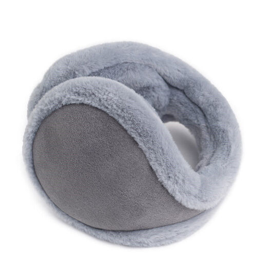 Aoichi earmuffs warm new style thickened rough edges winter earbags for men and women ear protection caps plush ear warmers anti-freeze wear ear coverings thick rough edges - black 1 piece