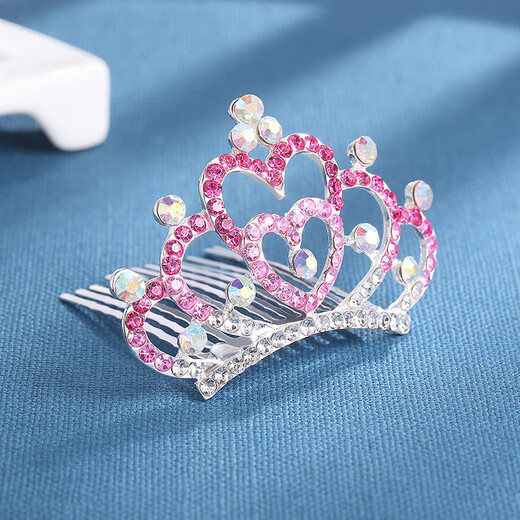 Chimera (CHIMERA) 2 pieces children's crown princess crown comb festival performance girl birthday party birthday gift girl
