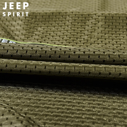 
Jeep (JEEP) vest men's autumn and winter outdoor leisure double-sided multi-pocket workwear vest loose stand collar men's fishing horse clip thin model 9898 khaki (spring and autumn) 2XL (recommended 145-160 Jin [Jin equals 0.5 kg])